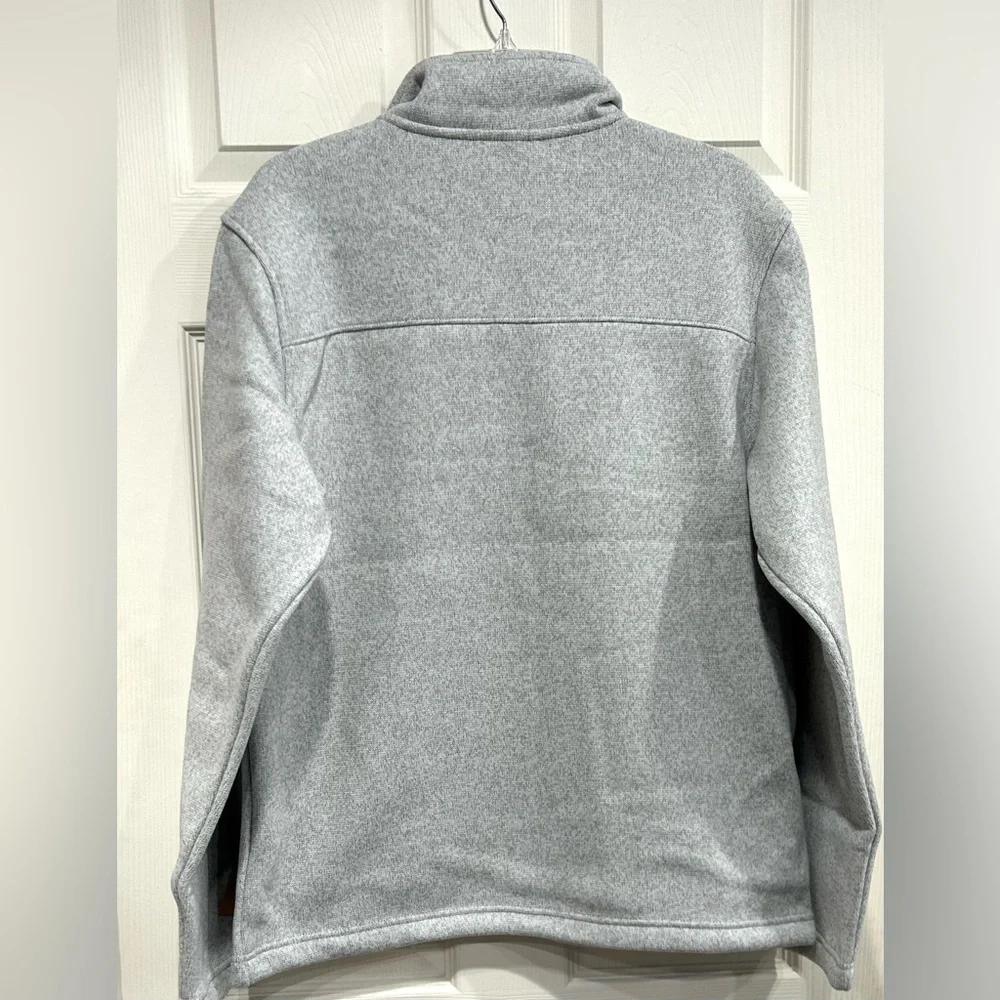 The North Face Men's Large Gordon Lyons Full Zip Grey Heather NWT Fleece